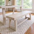 60 Inch Farmhouse Dining Bench by Plank+Beam for Your Home