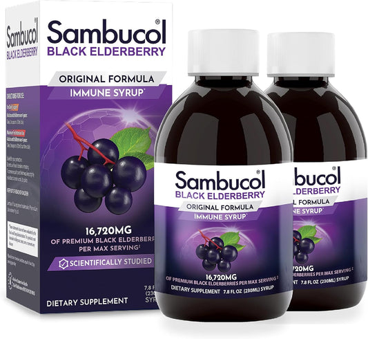 Sambucol Black Elderberry Syrup - Immune Support for All Ages