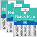Nordic Pure 20x20x2 Pleated MERV 14 Air Filters 3 Pack - High