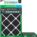 Filterbuy 12x20x1 Air Filter MERV 8 Odor & Allergy Defense - Made in