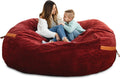 Big Joe Fuf XXL 6 ft Deep Terracotta Corded Plush Bean Bag - Giant