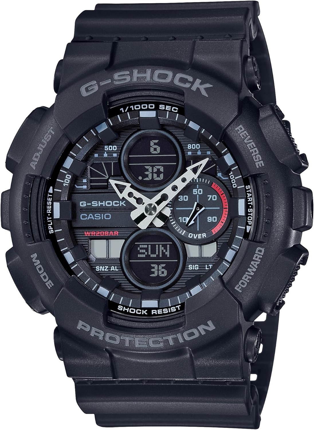 Casio G-Shock GA140-1A1 | 200M Water Resistance