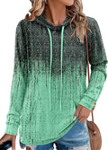 Angerella Hoodies for Women Camo Leopard Print Pullover - Cozy No