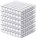 Fintale 100% Cotton Dish Cloths - Soft, Ultra Absorbent 6-Pack