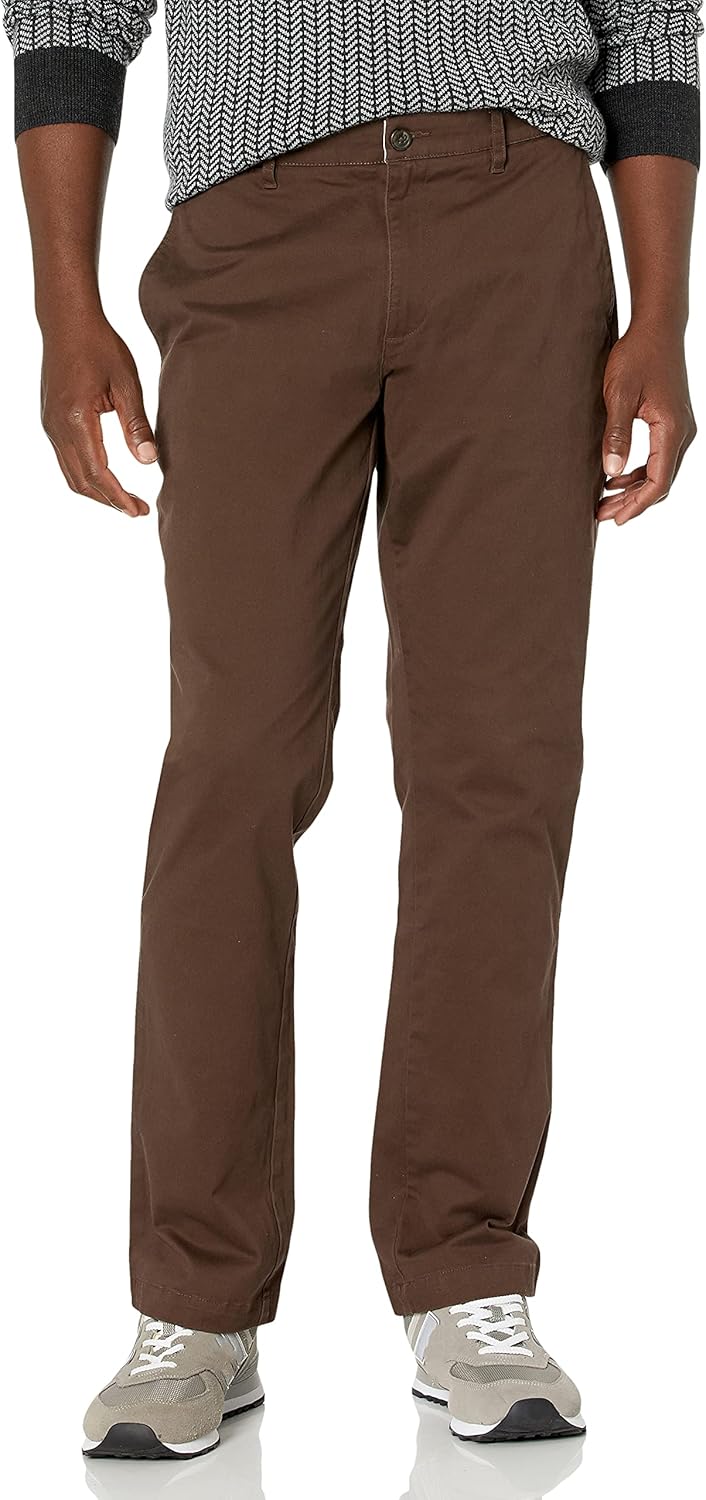 Athletic-Fit Washed Comfort Stretch Chino Pant for Men