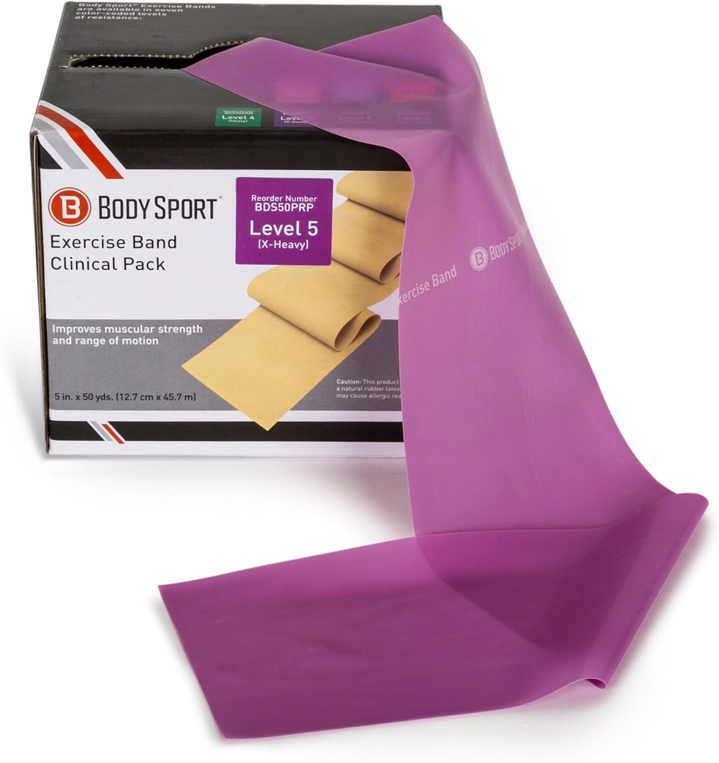 Body Sport Exercise Bands for Fitness and Physical Therapy Use