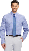 IZOD Men's Dress Shirt Regular Fit Long Sleeve - Wrinkle (Style 6S5N)