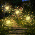 GIGALUMI Solar Garden Lights 4-Pack 120LED - Warm White Fairy Firework