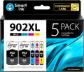 Smart Ink Compatible HP 902XL 5-Pack Ink Cartridge Replacement - High