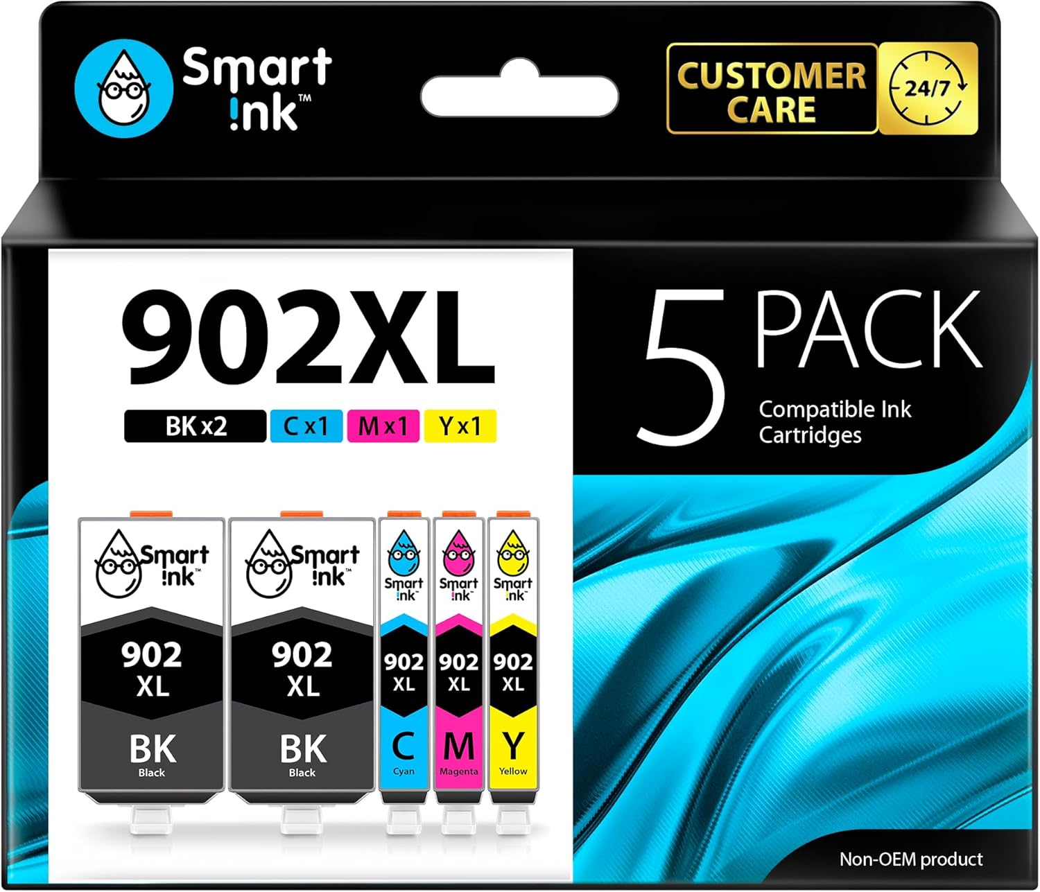 Smart Ink Compatible Ink Cartridge Replacement for HP 902XL