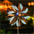 Solar Wind Spinners 87 in Extra Large Metal Garden Spinner - Tall