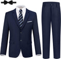 JPF Boys Formal Suits Slim Fit 5 Piece Kids Suit Jacket Pants Set 1