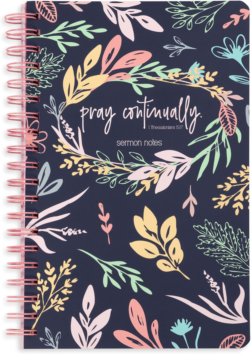 Steel Mill & Co Sermon Notes Journal- Navy Floral