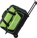 Double Roller 2 Ball Bowling Bag with Shoe Compartment - Smooth