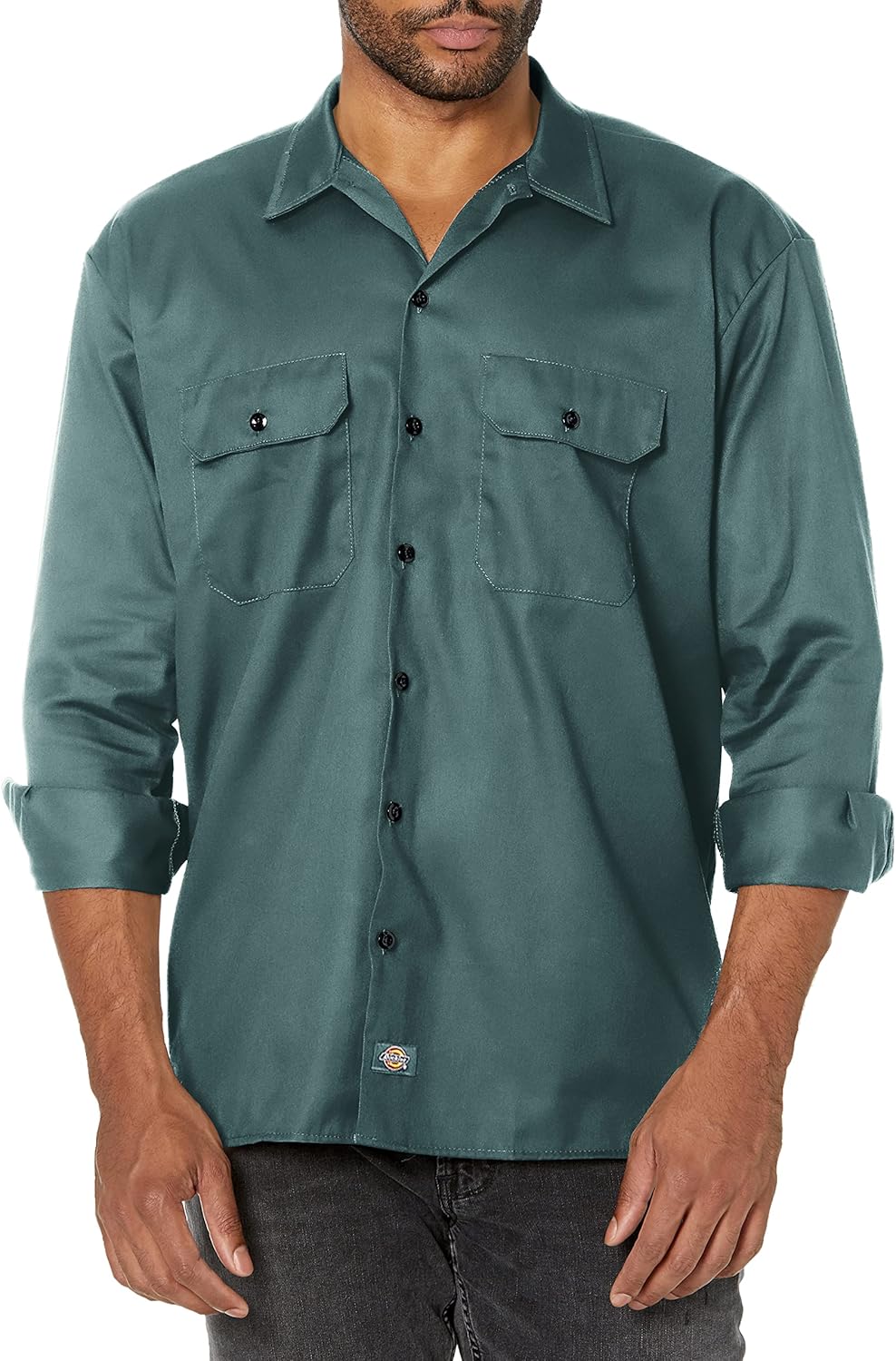 Dickies Men's Long Sleeve Work Shirt for Comfort and Durability