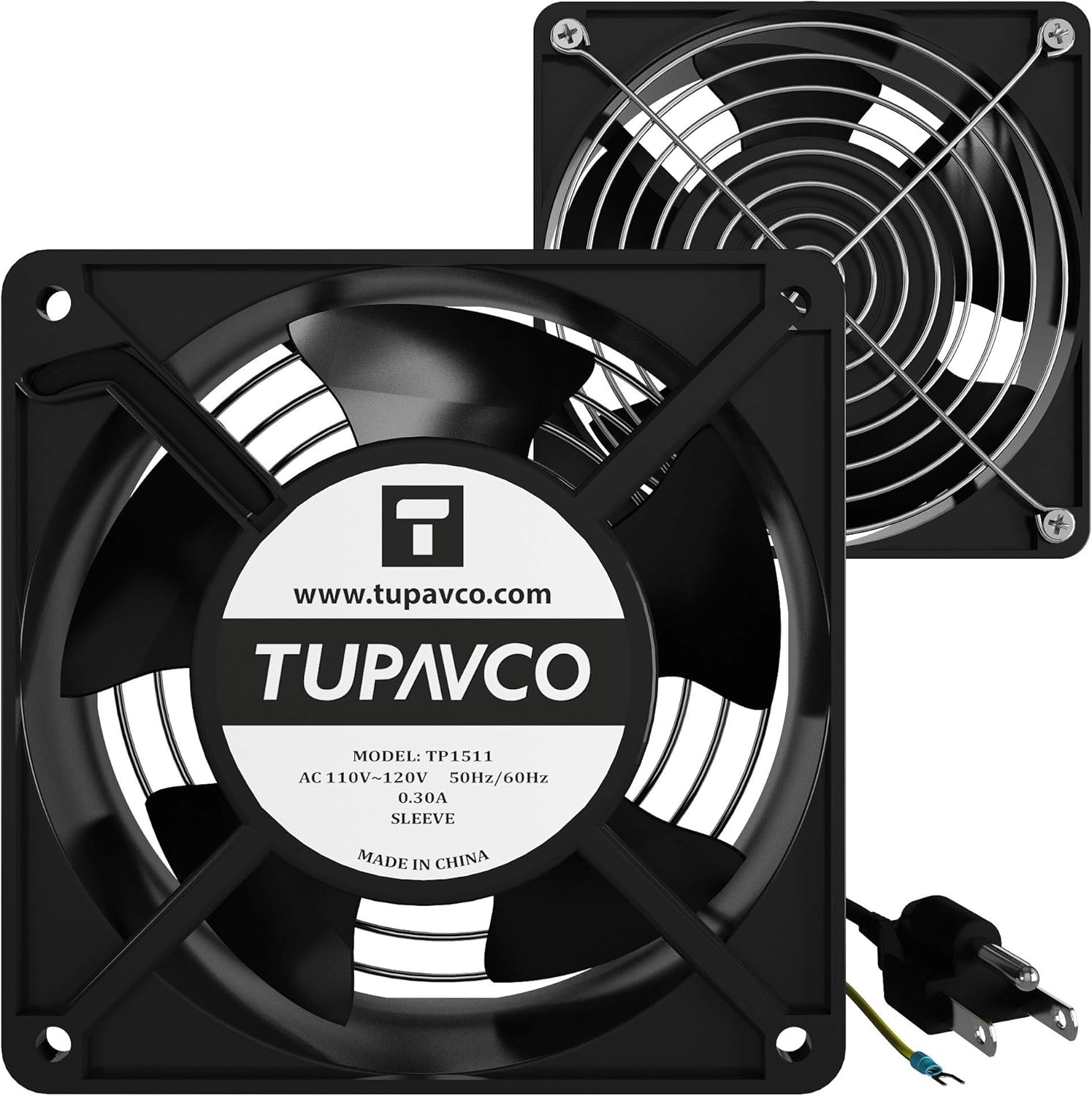 Network Cabinet Fan Kit for Server Rack Cooling - 120mm Muffin Fans
