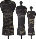Camouflage Golf Club Head Covers 3 Pack - Protect and Identify Clubs