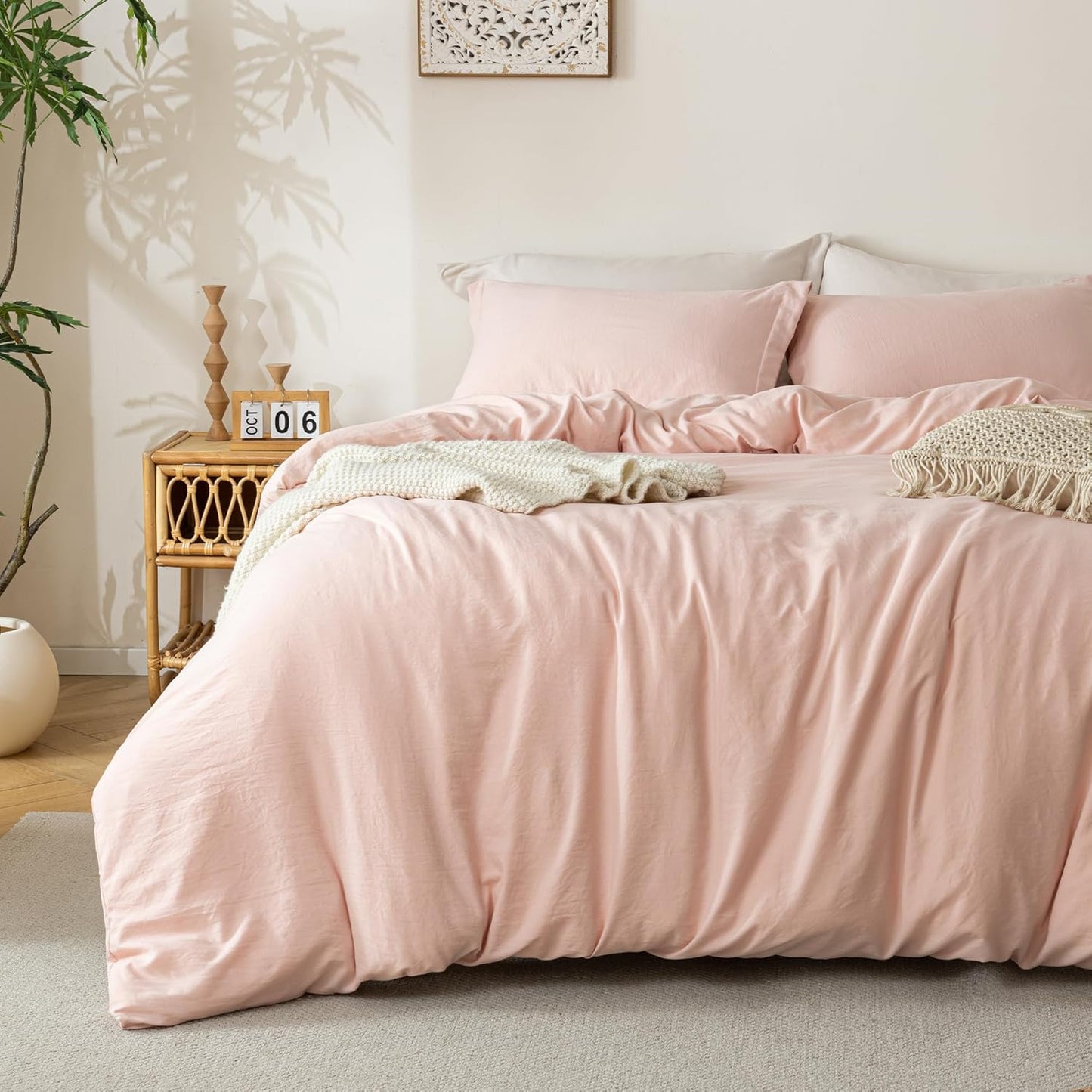 MILDLY Super Soft Duvet Cover Set - Cozy Microfiber Comforter