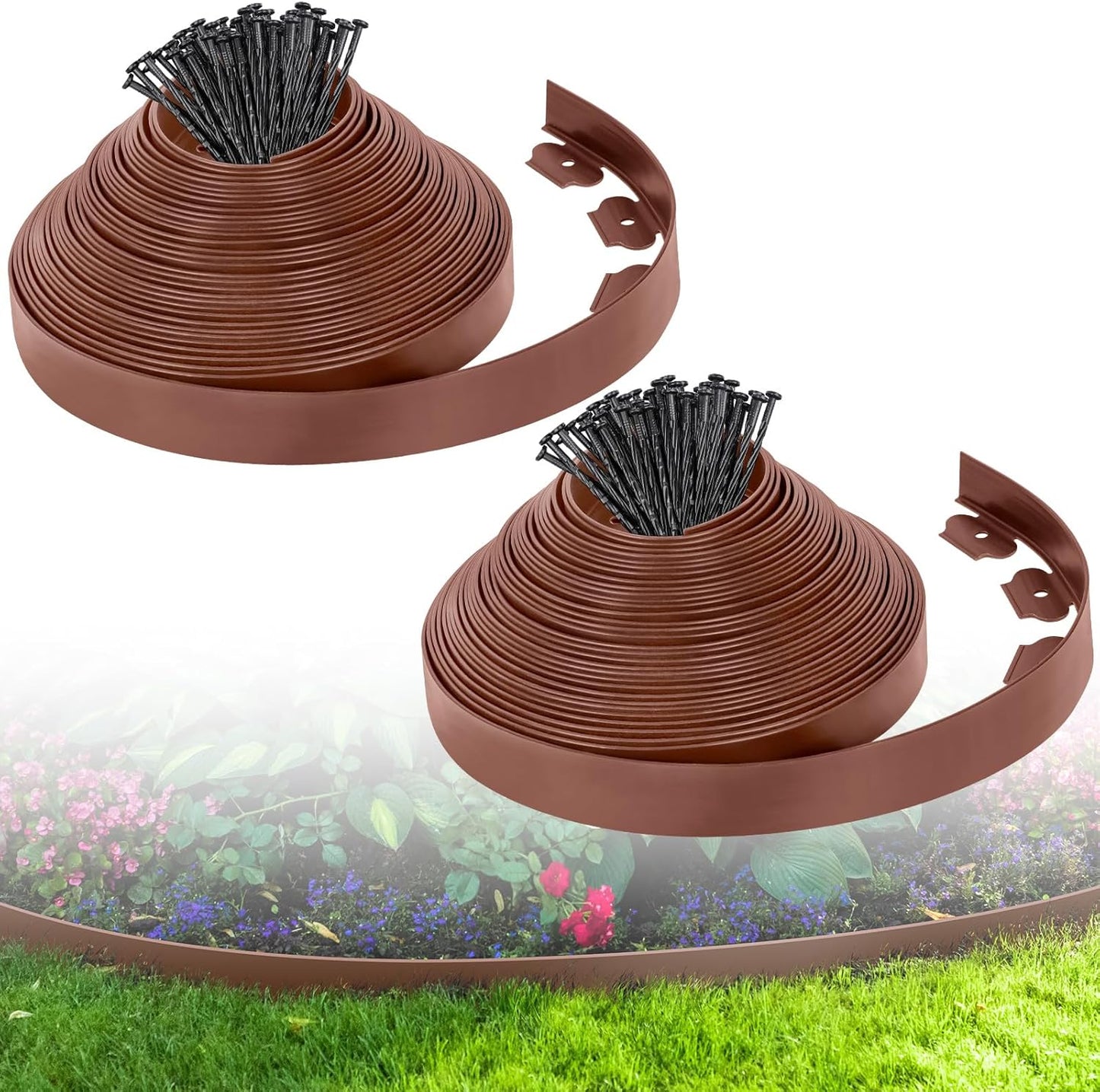 2-Inch x 100 FT Landscape Edging Border for Garden Paths