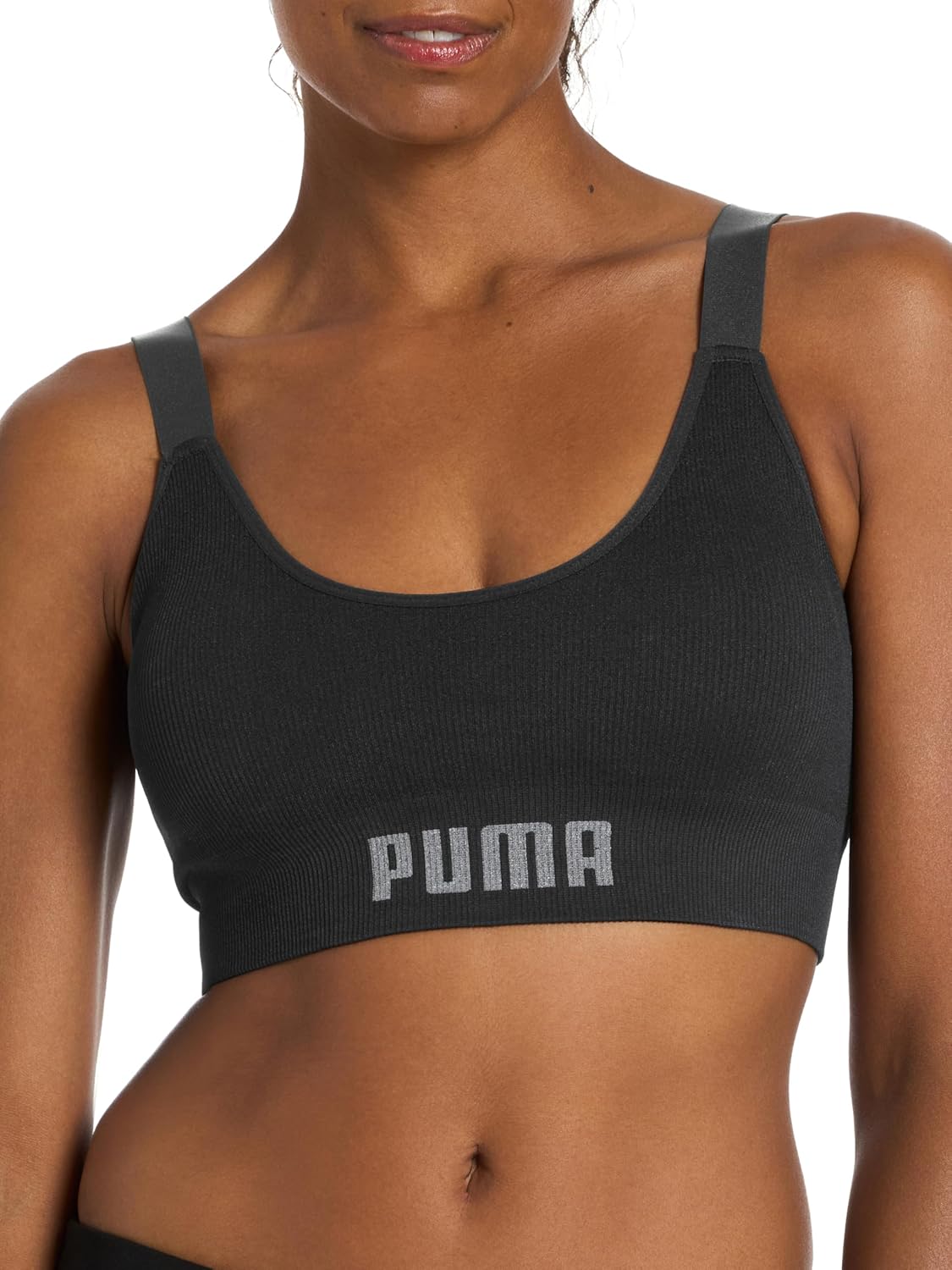 PUMA Women's 2 Pack Seamless Sports Bra for Ultimate Comfort