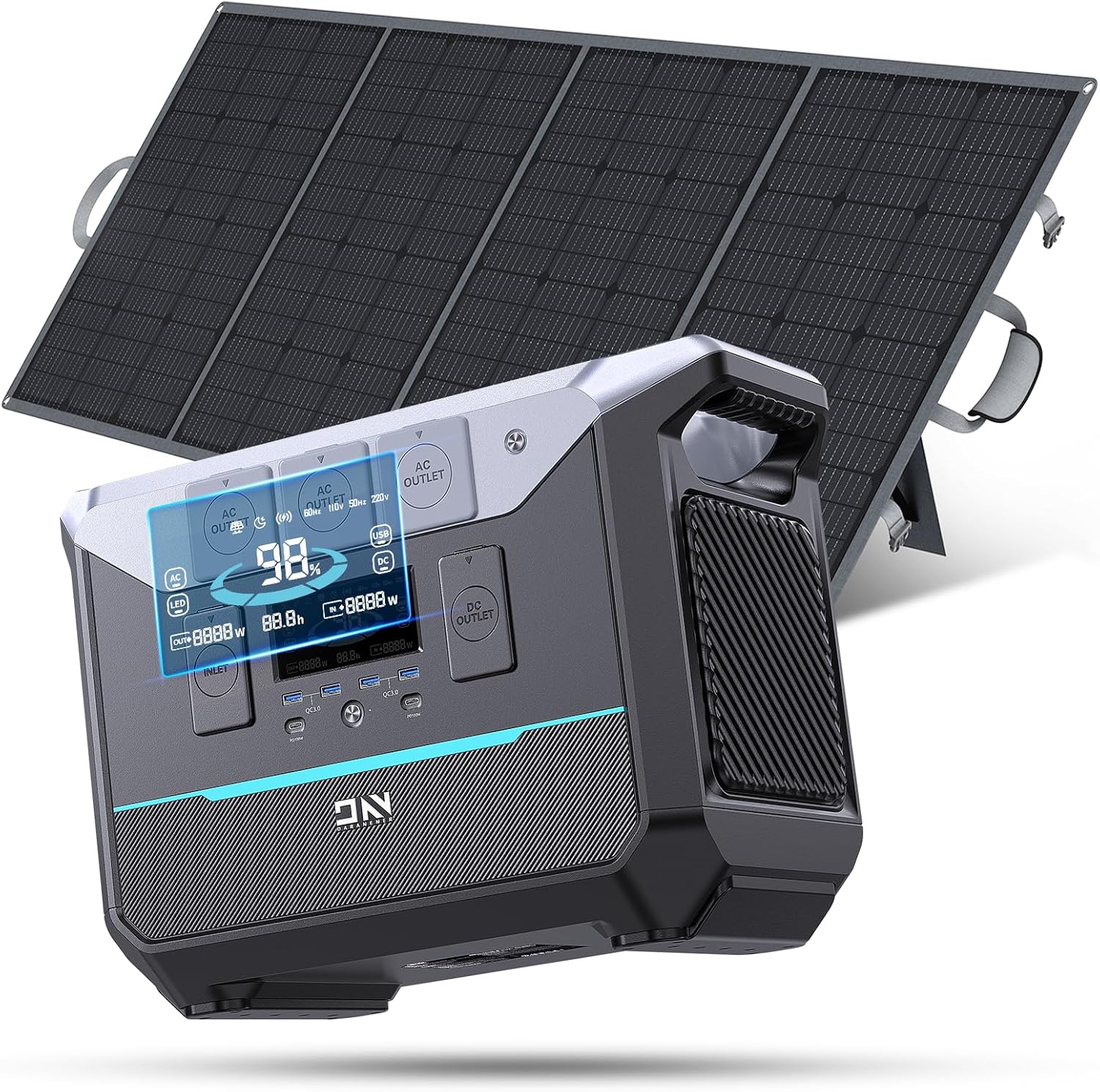 DaranEner Solar Generator: Rapid 1.3H Charging
