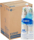Dixie PerfecTouch 12 oz Paper Coffee Cups and Lids - Insulated, No