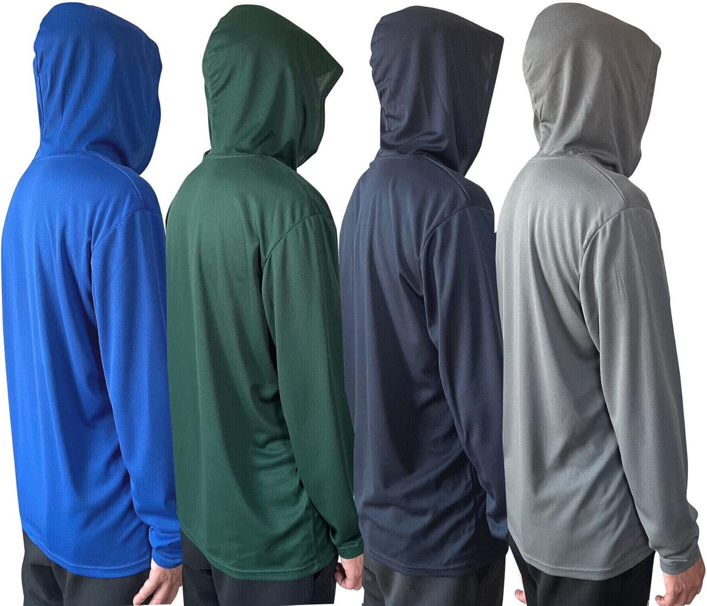 Men UPF 50+ Sun Protection Long Sleeve Workout T-Shirt