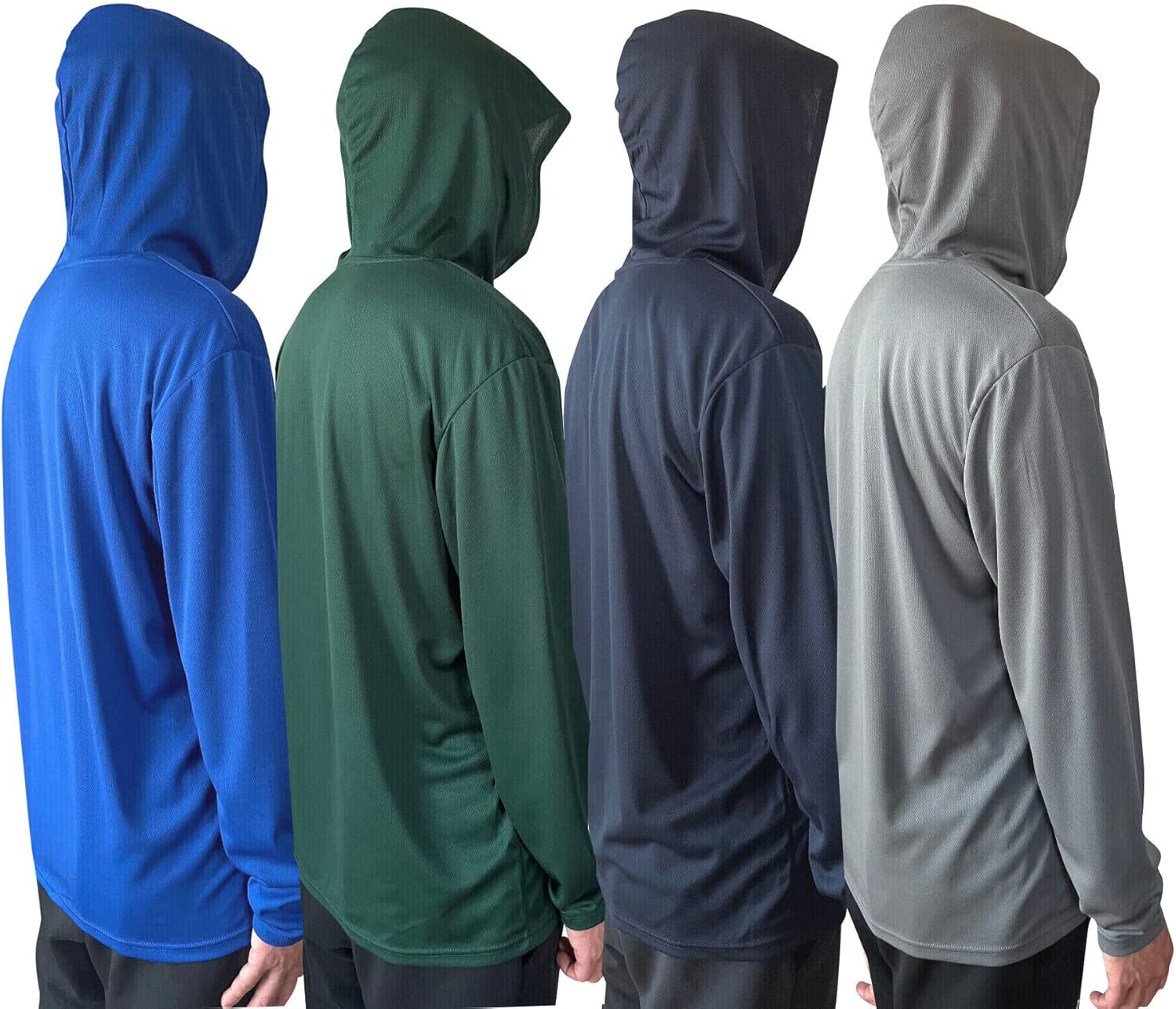 Men UPF 50+ Sun Protection Long Sleeve Workout T-Shirt