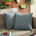 puredown Outdoor Waterproof Throw Pillows 22 x 22 in - Durable Water