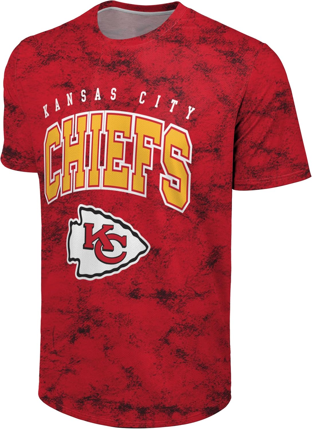 Kansas City Chiefs Camo Performance Game Day Crewneck T-Shirt
