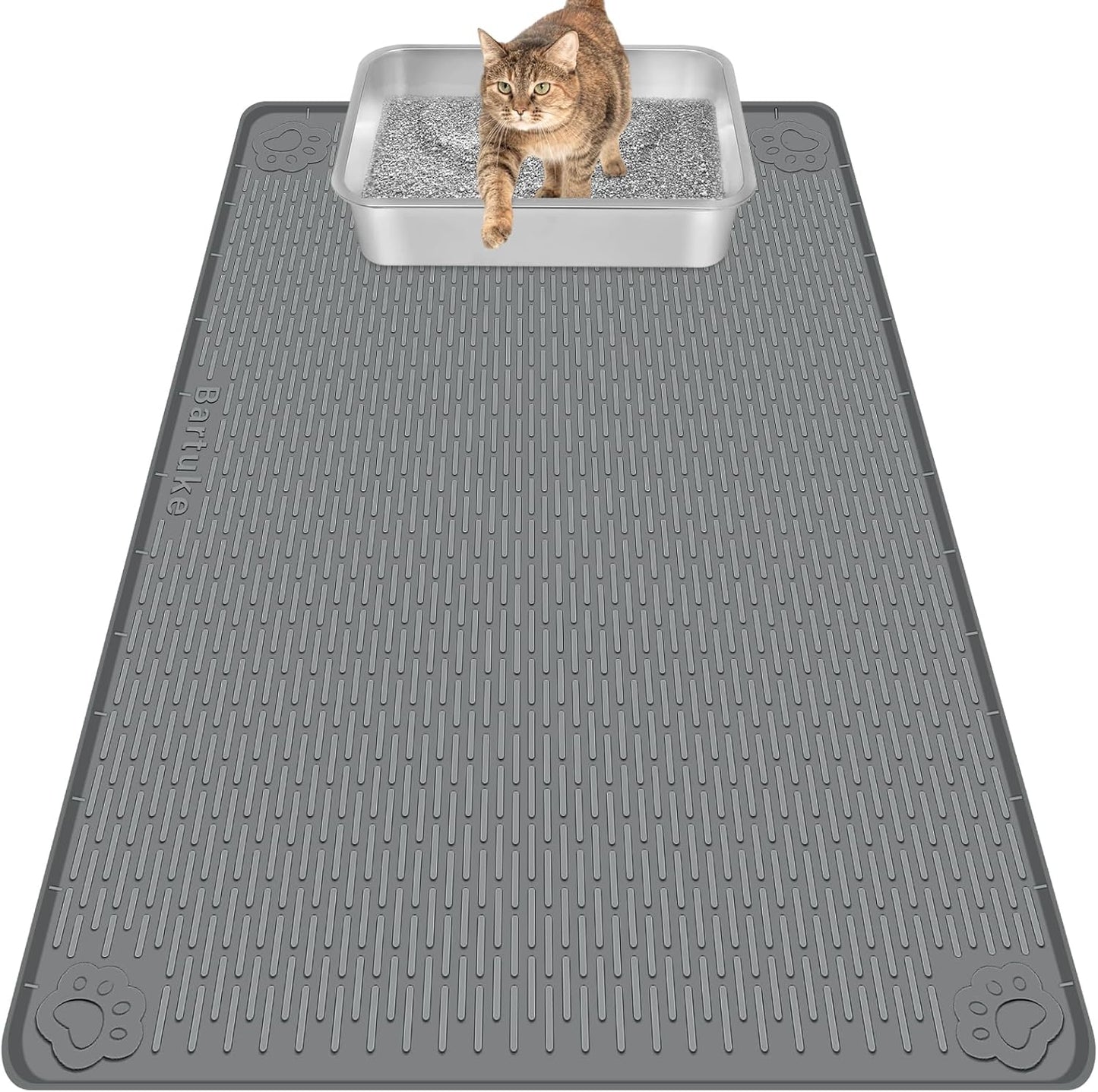 Extra Large Cat Litter Mat for Scatter Control and Comfort