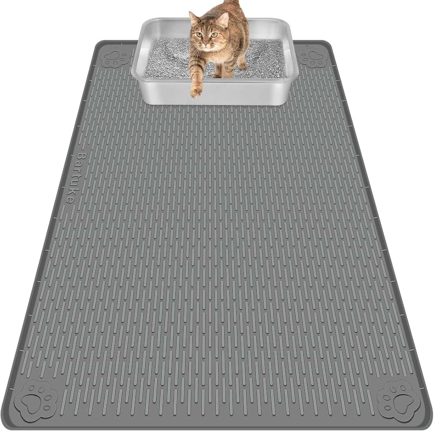 Extra Large Cat Litter Mat for Scatter Control and Comfort