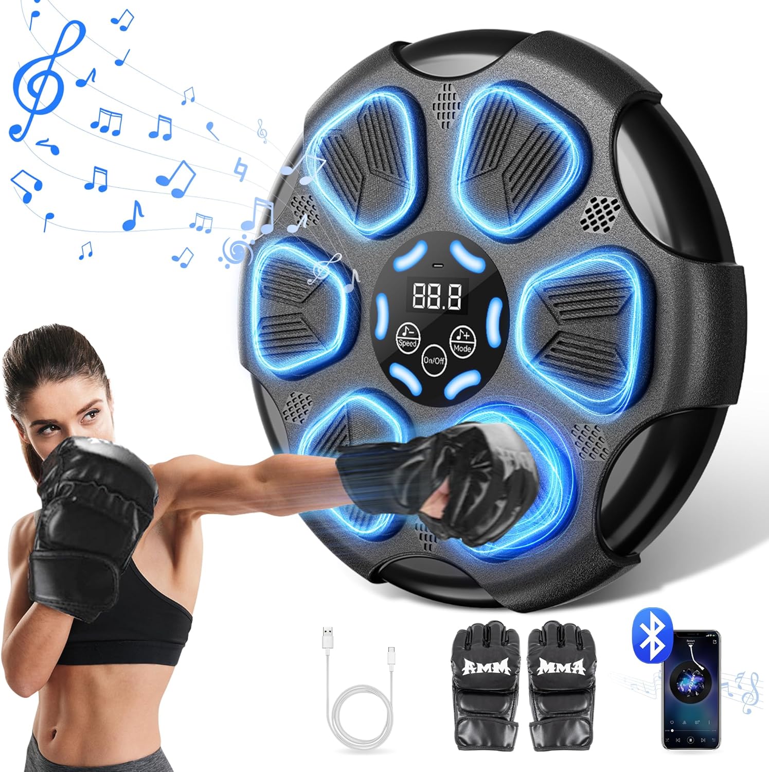 Smart Boxing Machine for Fun Fitness