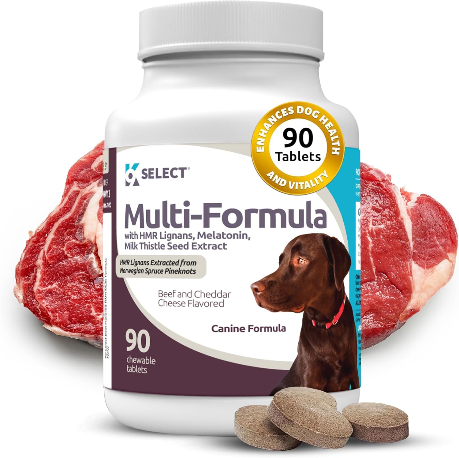 K9 Select Multi-Formula Dog Vitamins for Large Dogs Health