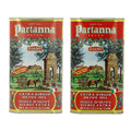 Partanna Extra Virgin Olive Oil 1 Liter Can Pack of 2 - Smooth