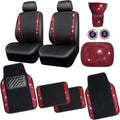 Bling Diamond Car Seat Covers & Floor Mats - Sparkly Interior Upgrade