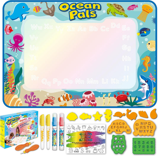 Reusable Aqua Magic Drawing Mat - Educational Fun!