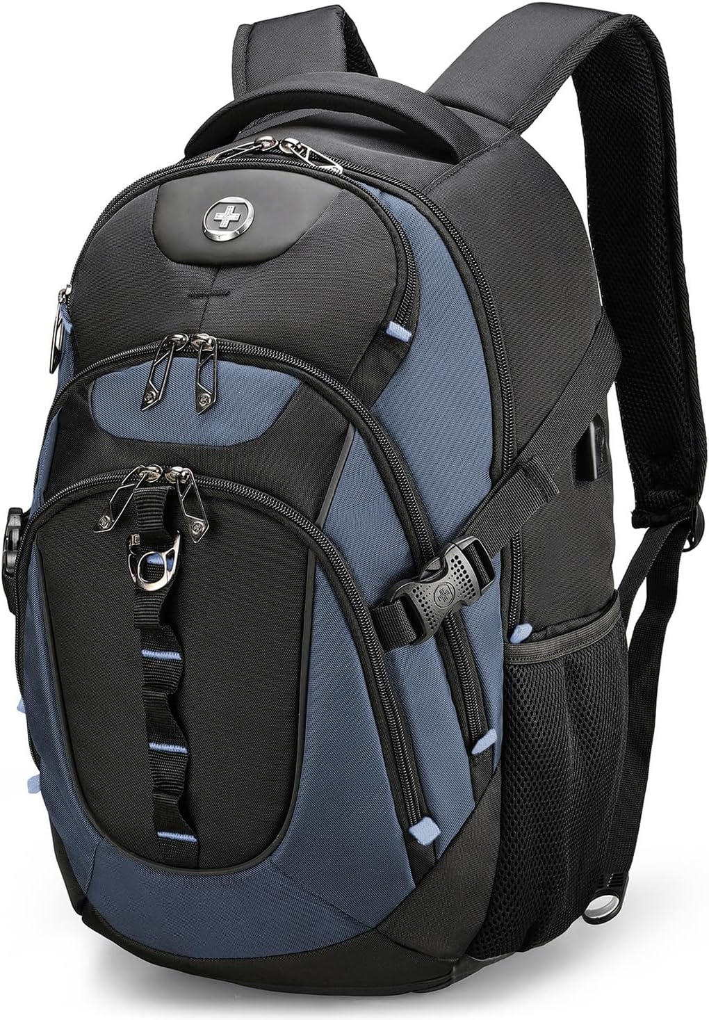 Swissdigital Laptop Backpack with USB Charging Port for Travel