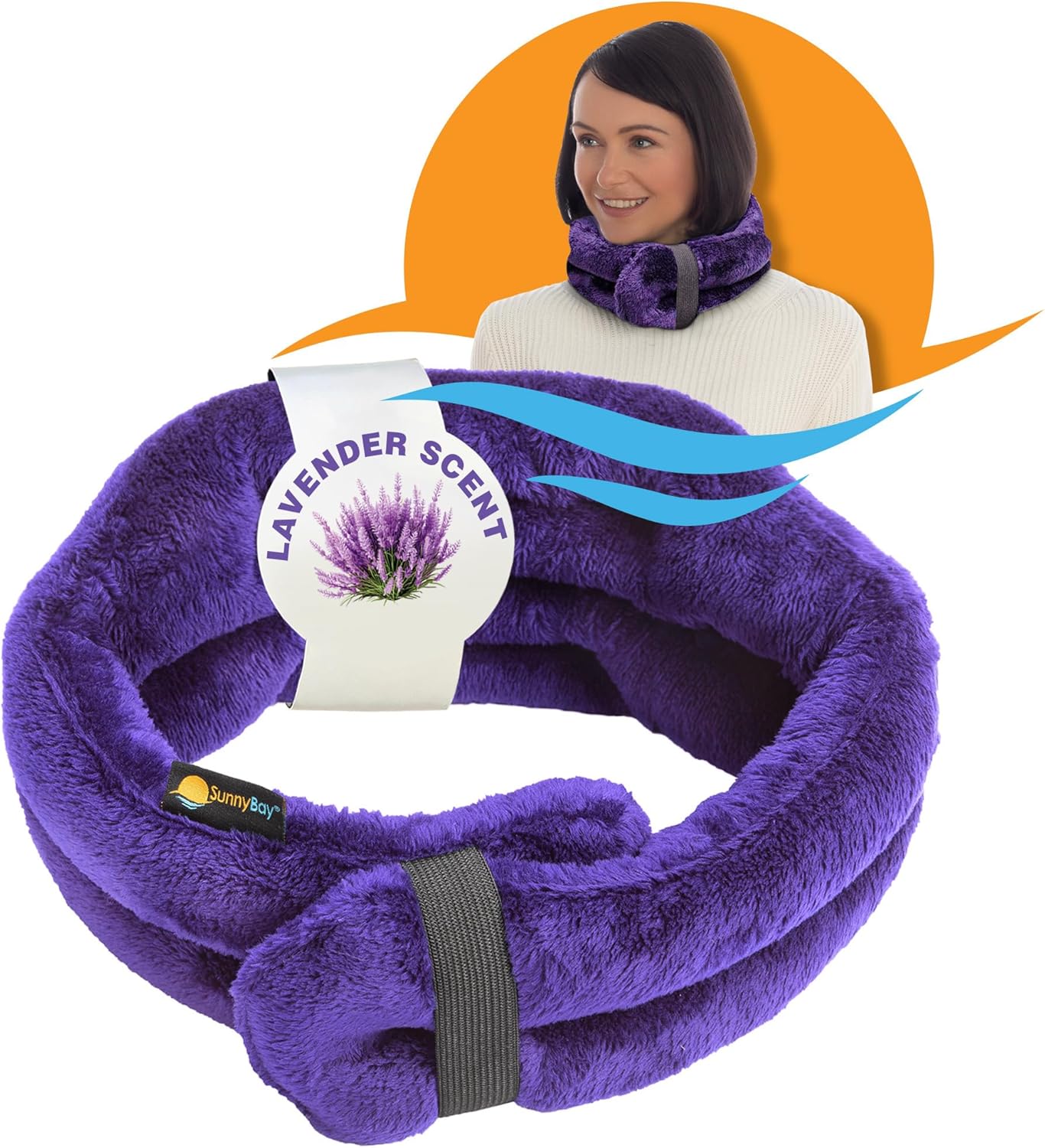 SunnyBay Lavender Heating Pad: Soothe Neck & Shoulders