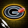 Football Team Neon Sign - Dimmable LED Team Logo Light