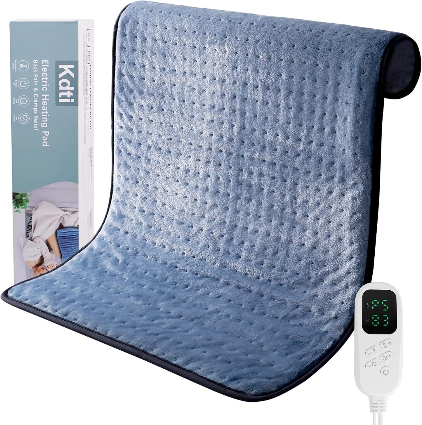 Ultra-Plush Electric Heating Pad - Pain Relief & Cozy Comfort!