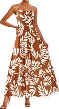 PRETTYGARDEN Summer Maxi Dress 2025 - Flowy Beach Spaghetti Strap