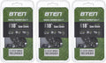 8TEN Full Chisel Chainsaw Chain 18 in.050 3/8 LP 62 DL - Value Pack