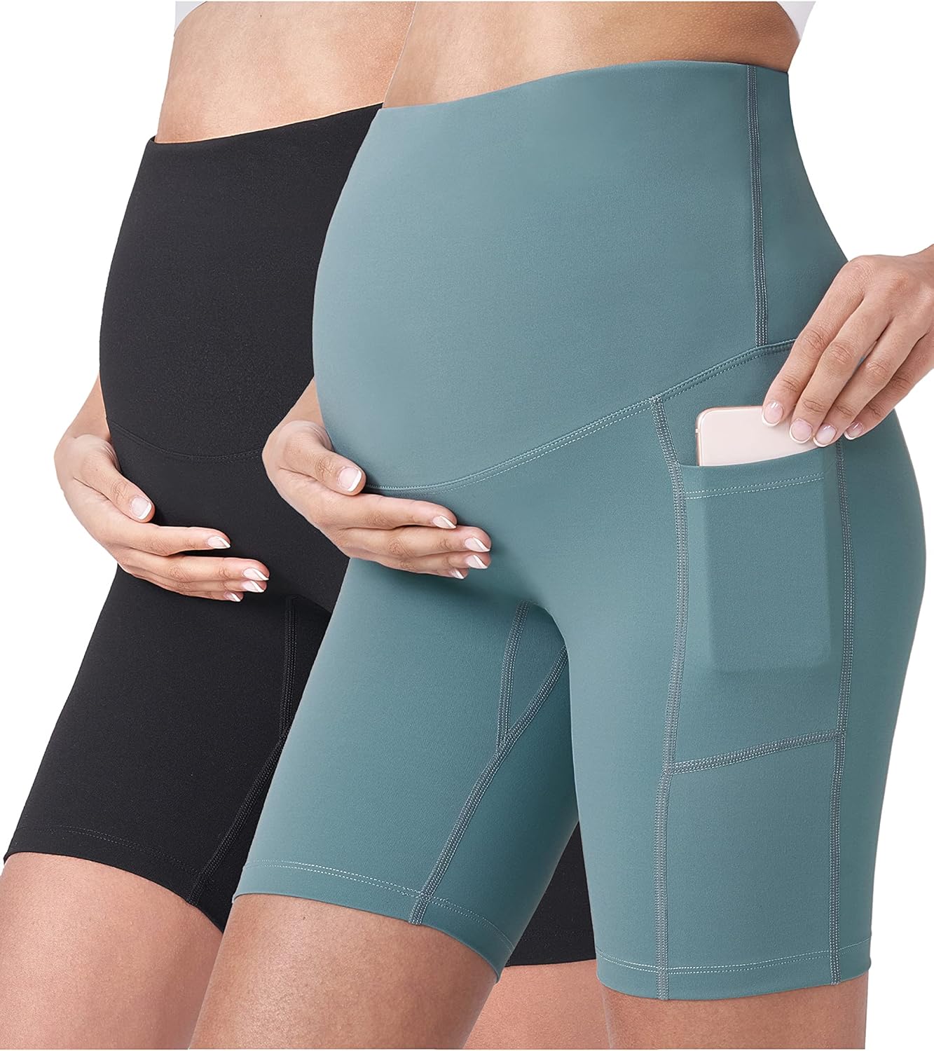 Maternity Yoga Shorts for Women - Comfortable Activewear for Moms