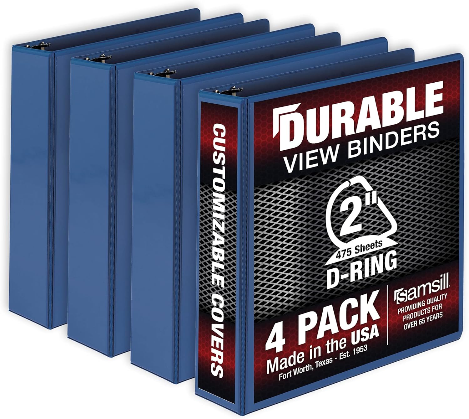 Durable 2 Inch 3 Ring Binder for Home, School, and Office Use