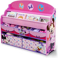 Delta Children Deluxe Book & Toy Organizer Disney Minnie Mouse - Cute