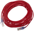 Cat6A Ethernet Patch Cable 25 ft Red - 10-Pack SlimRun - 10G