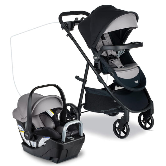 Britax Willow Brook S+ Baby Travel System with ClickTight Tech