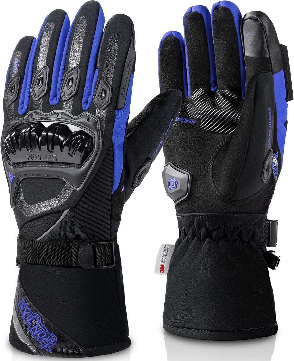 IRON JIA'S Winter Motorcycle Gloves for Cold Weather Protection