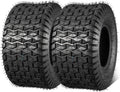 MaxAuto FOX V1 18x9.50-8 Lawn Mower Tires - Turf-Friendly Traction